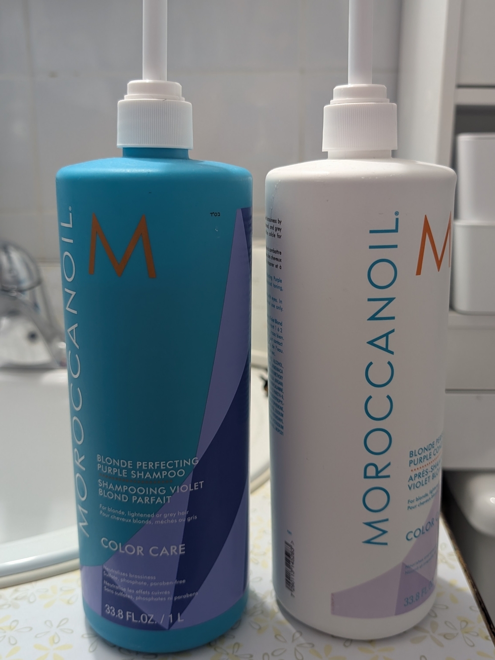 Moroccanoil Blonde Perfecting Purple Shampoo